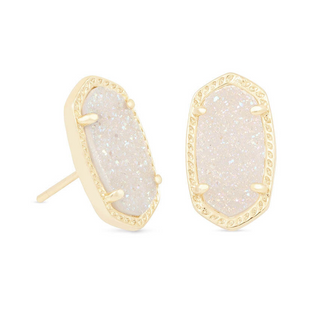 KENDRA SCOTT ELLIE SIGNATURE EARRINGS in DRUSY