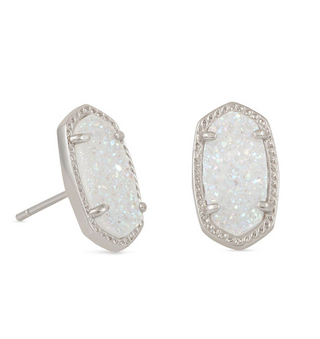 KENDRA SCOTT ELLIE SIGNATURE EARRINGS in DRUSY
