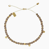 PURA VIDA BRACELET SMOKEY QUARTZ STRING