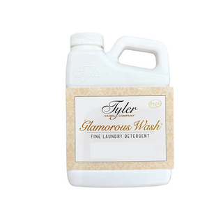 Tyler Glamorous Wash fine laundry detergent bottle on a white background
