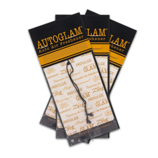 Autoglamm auto air freshener packages on a white background