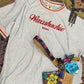 WAXAHACHIE TEXAS TEE in WHITE RIB FLECK