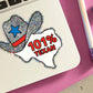 101% Texan Die Cut Sticker