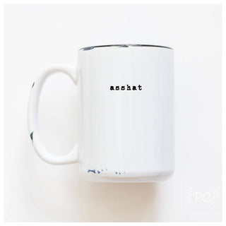 Asshat | Ceramic Mug: Blue