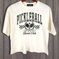 PICKLEBALL SOCIAL CROP TEE