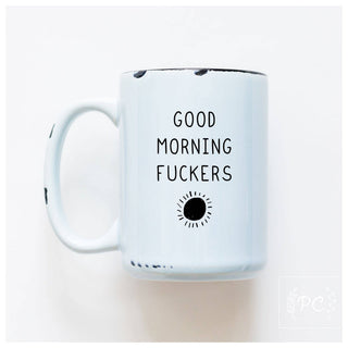 Good Morning Fuckers | Ceramic Mug: Pink