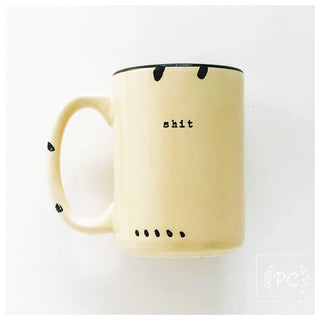 Shit | Ceramic Mug: Orange