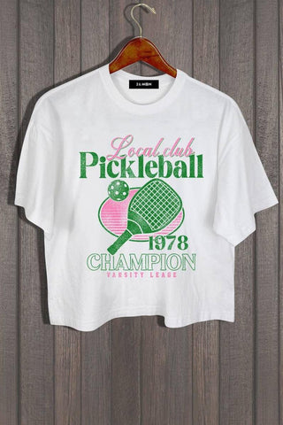 SALE * PICKLEBALL CROP TEE