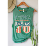 AMERICA 76 TANK TOP Navy
