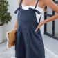 Bowknot overalls romper in Navy 4521