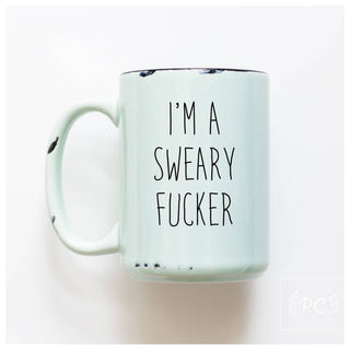 I'm A Sweary Fucker | Ceramic Mug: Yellow