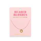 BEADED BLONDE TEXAS & CROSS JEWELRY