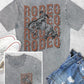 RODEO COWBOY TEE: MUSTARD