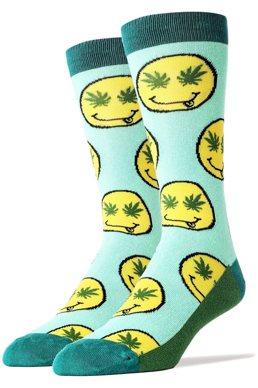 Get Lit | Men's Cotton Crew Funny Socks 8013