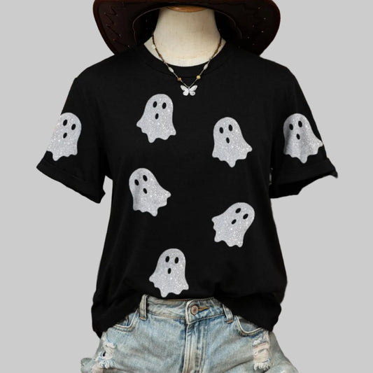GLITTER GHOST TEE