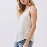 FRANCIE TANK in OFF WHITE 30794