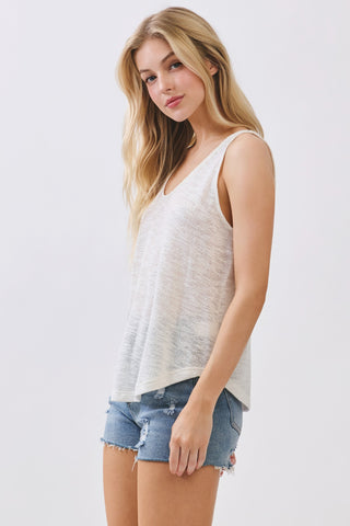 FRANCIE TANK in OFF WHITE 30794