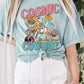 COSMIC COWBOY LONG CROP TOP : COCOA