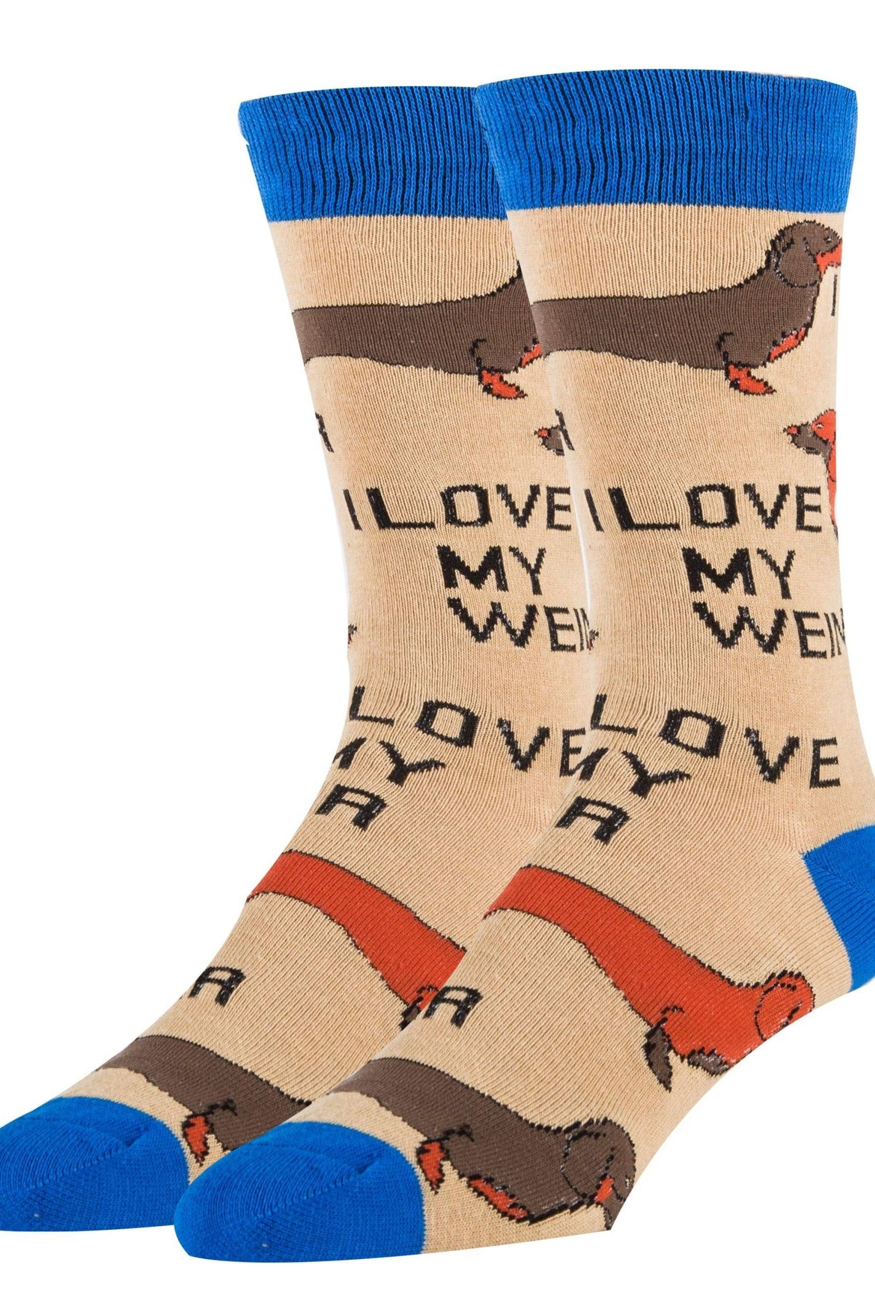 MEN’S SOCKS Love My Weiner 9510
