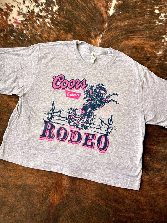 Coors Rodeo - Crop Tee