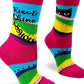 Rise and Shine Asshole Women's Crew Socks With Cats