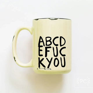 Abcdefuckyou | Ceramic Mug: Green