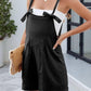 Bowknot overalls romper in Navy 4521