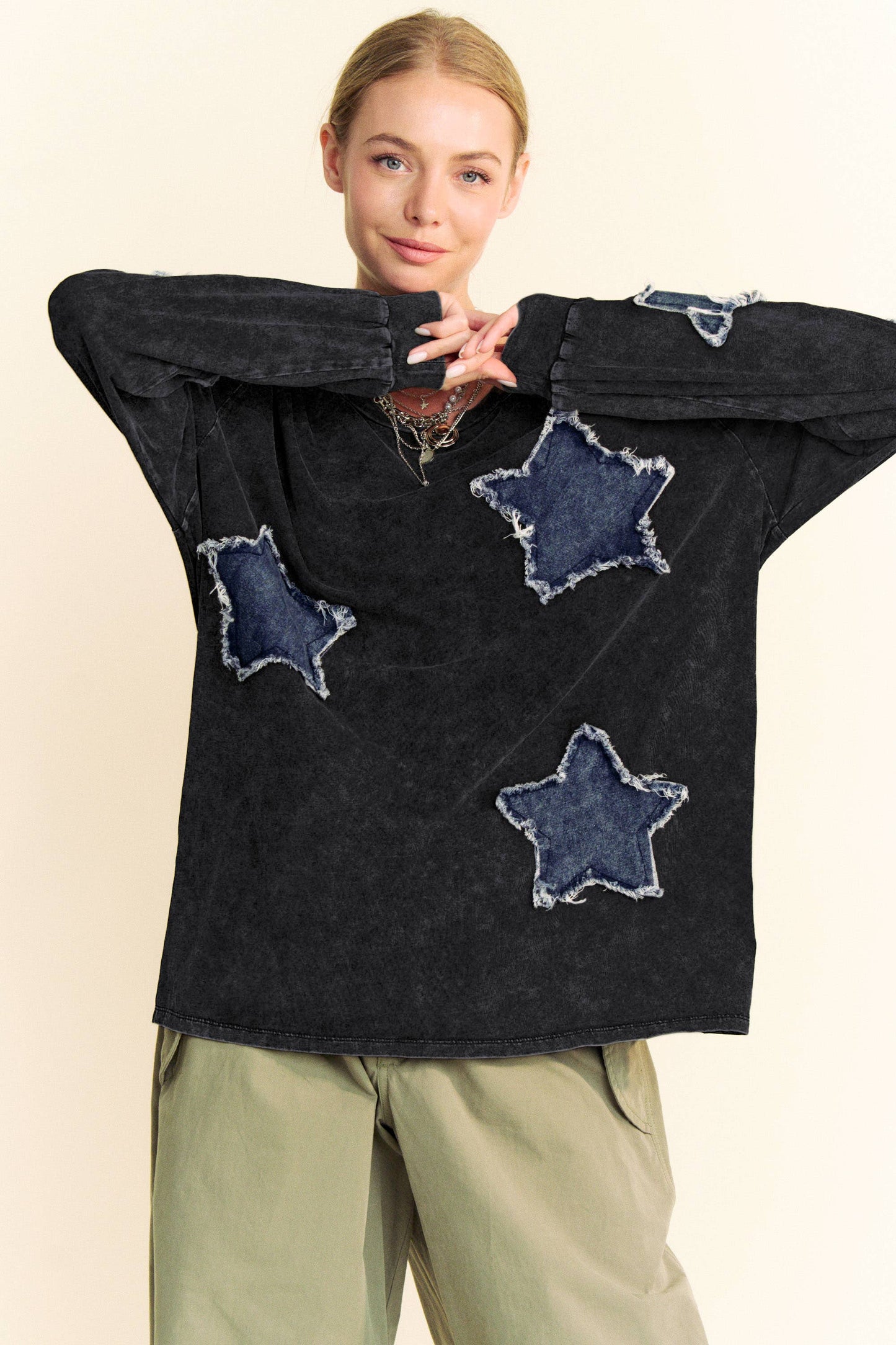 STAR TOP Black