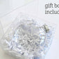 Waxahachie Texas State With Star See-Through Glass Ornament