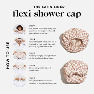 Shower Cap - Checker