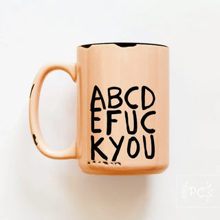 Abcdefuckyou | Ceramic Mug: Green