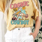 COSMIC COWBOY LONG CROP TOP : COCOA