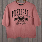 PICKLEBALL SOCIAL CROP TEE