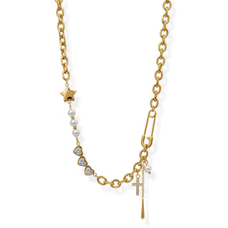 BRACHA 343 LUSTRE CHARM NECKLACE
