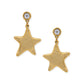 BRACHA STAR SHINE GOLD EARRINGS 212