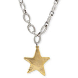 BRACHA STAR SHINE NECKLACE 2 TONE 305