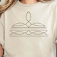 Western Boot Stitch Sweatshirt -XL / White Tee