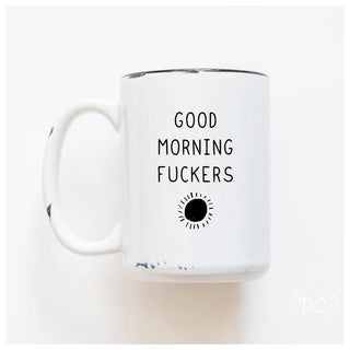 Good Morning Fuckers | Ceramic Mug: Pink
