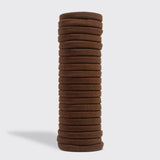 Hair Elastics 20pc - Chocolate
