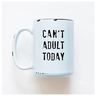 Can't Adult Today | Ceramic Mug: Purple