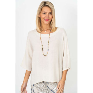 LINDA TOP in BEIGE 12808