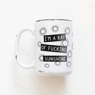 I'm A Ray Of Fucking Sunshine | Ceramic Mug: Yellow
