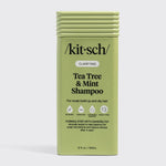 Kit'sch Tea Tree & Mint Shampoo packaging on a white background