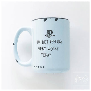 I'm Not Feeling Very Worky Today | Ceramic Mug: Green