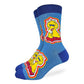 Men's Sesame Street, Big Bird Socks: Shoe Size 7-12