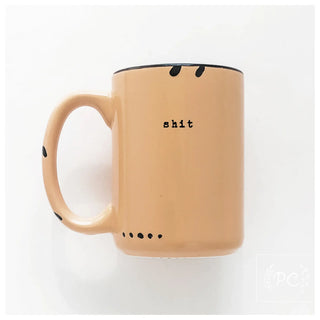Shit | Ceramic Mug: Orange