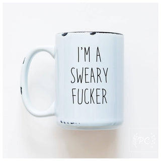 I'm A Sweary Fucker | Ceramic Mug: Yellow
