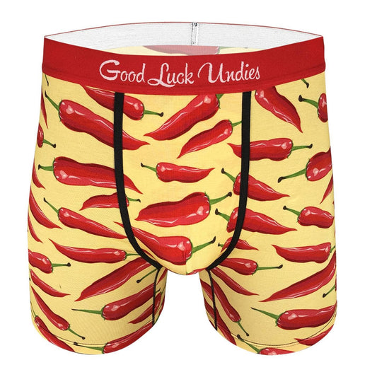 Men's Hot Peppers Underwear: Extra Large (Size 38-40)