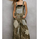 LONNIE LEOPARD OVERALLS 53