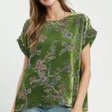 UMGEE GLENNA VELVET TOP 5523